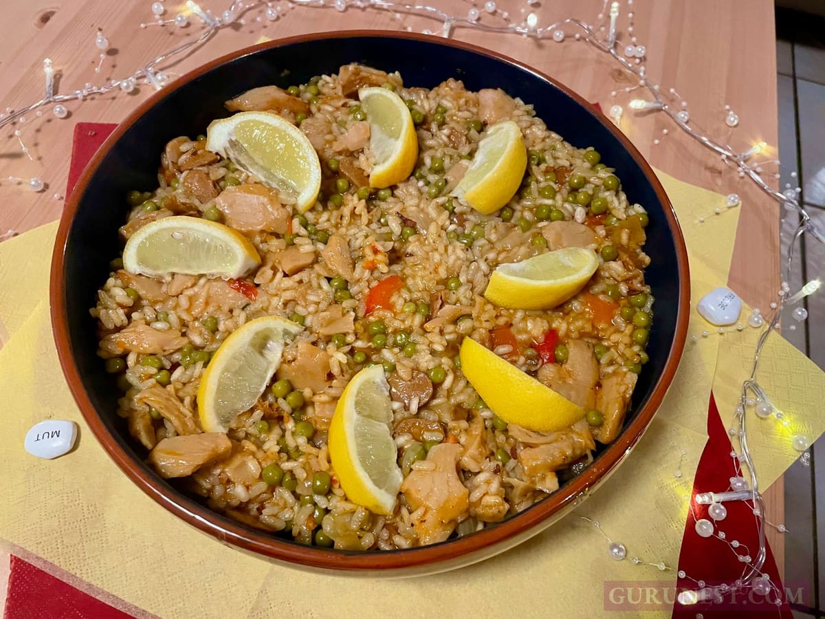 Paella vegan à la Gurunest