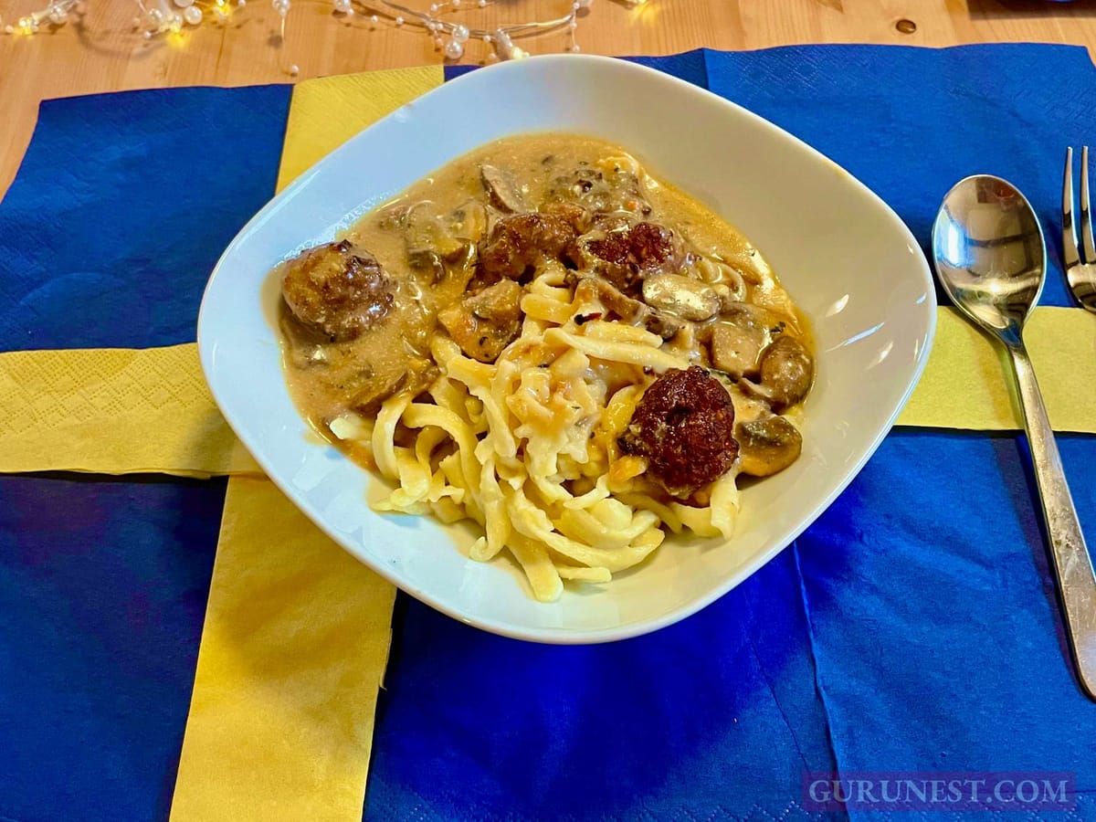 Köttbullar vegan à la gurunest