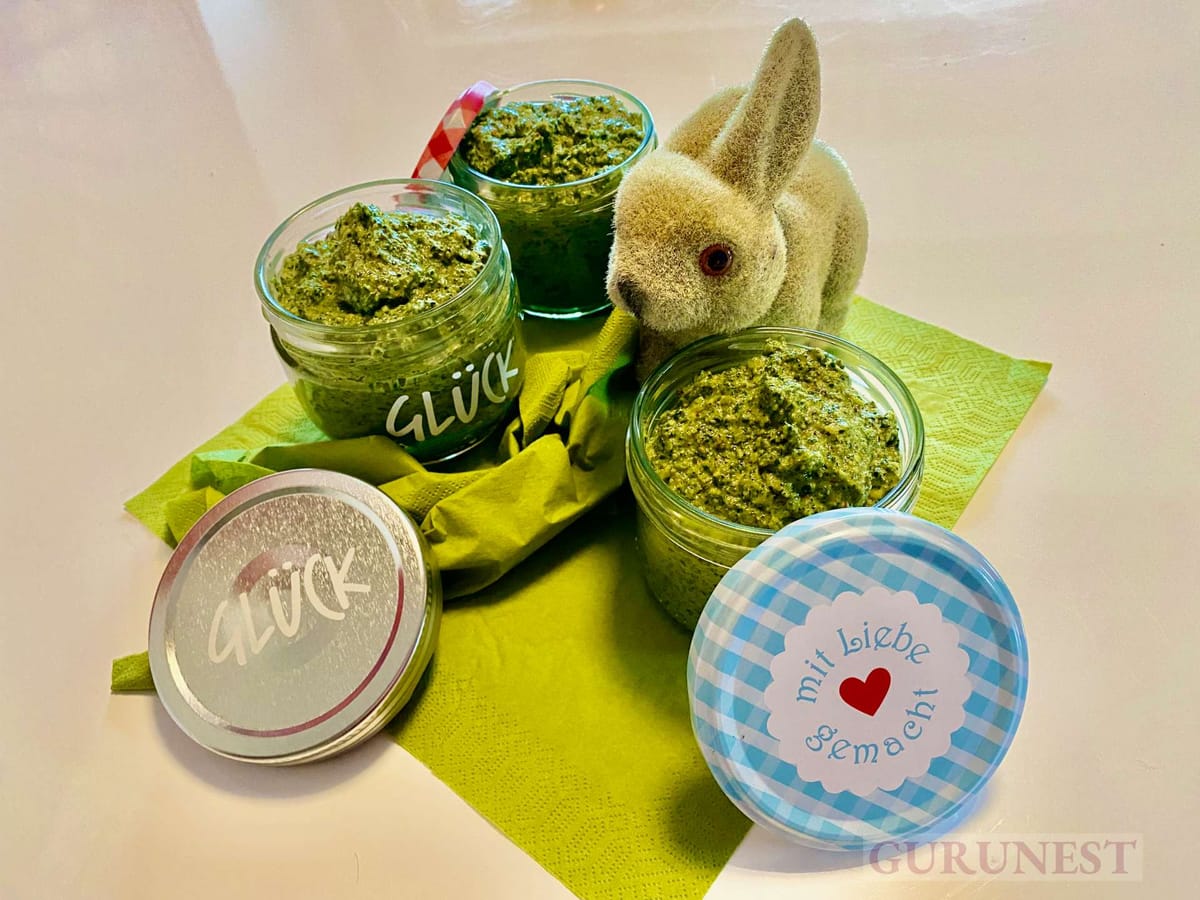 Mümmelmann-Pesto vegan à la Gurunest