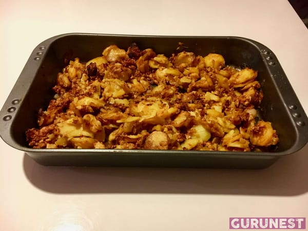 Kartoffel-Musaka nach bosnischer Art vegan à la gurunest
