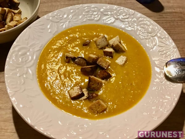 Kürbissuppe vegan à la gurunest