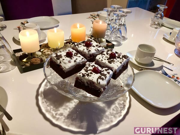Schwarzwälder-Dinkelkuchen vegan à la gurunest