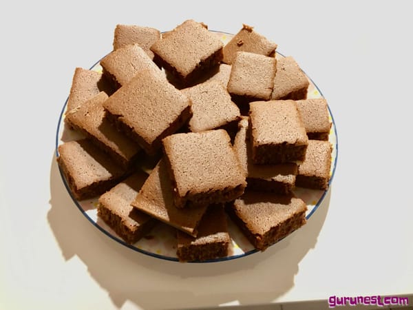 Lebkuchen-Brownies vegan