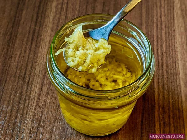 Knoblauchöl vegan à la gurunest
