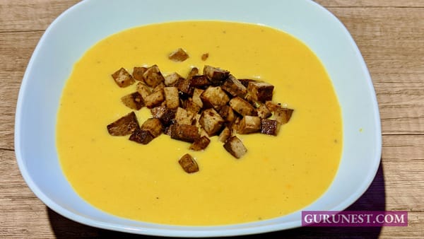 Kartoffelsuppe vegan à la gurunest