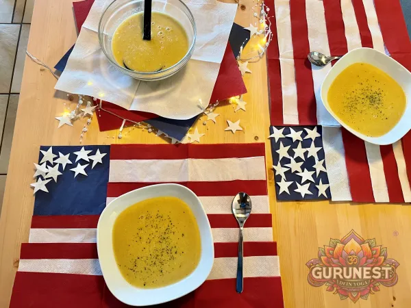 Amerikanische Maissuppe vegan à la Gurunest
