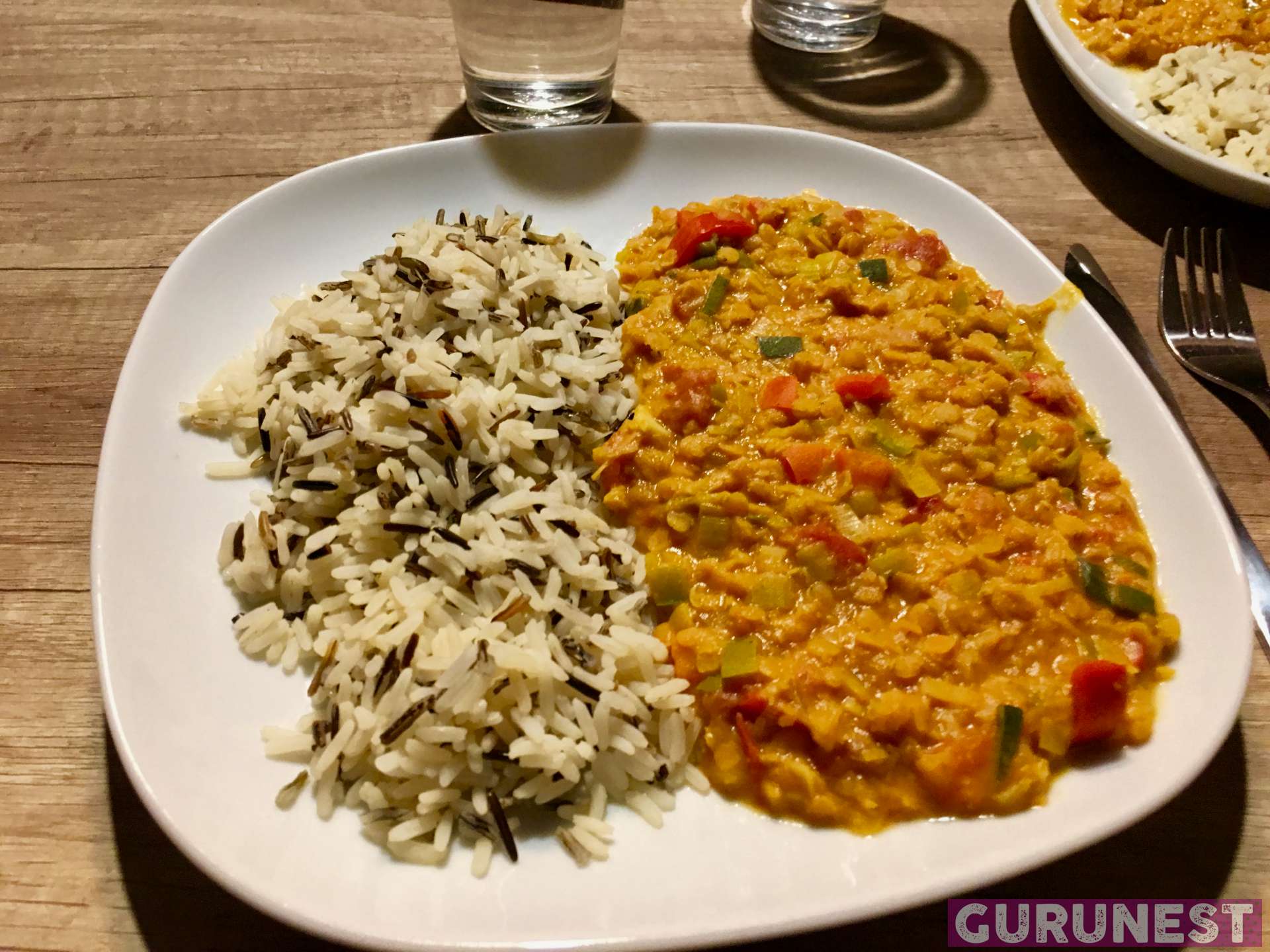 Linsen-Curry vegan à la gurunest - gurunest.com